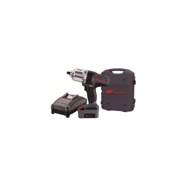 Ingersoll Rand W7150-K1 1/2" 20V Hi-Torque Cordless Impact Wrench Kit 1 Battery 3.0Ah